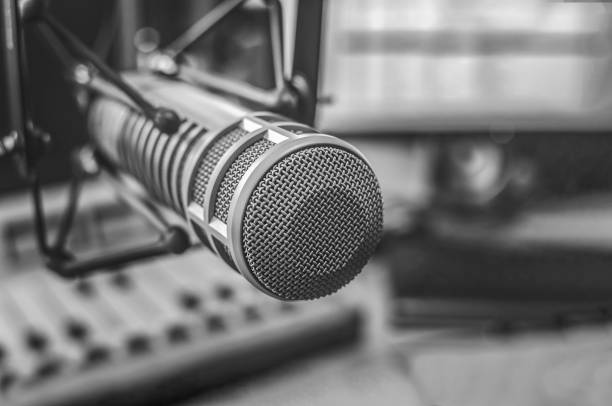 istock Professional microphone and sound mixer 1404335899