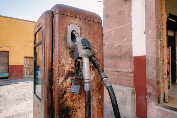 Abandoned oil station