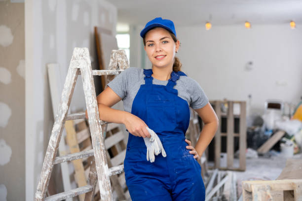 istock Portrait of young woman builder 1404352187