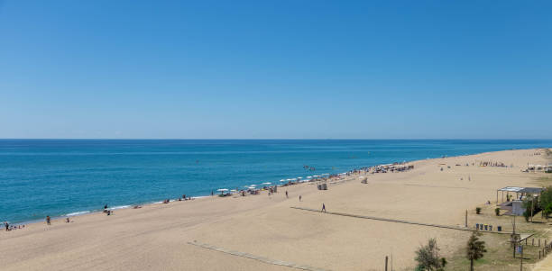 Beach of Santa Susanna, Costa Brava, Spain