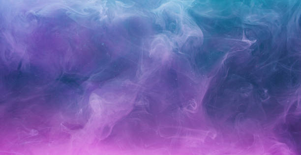 smoke flow magic poison blue pink paint mix