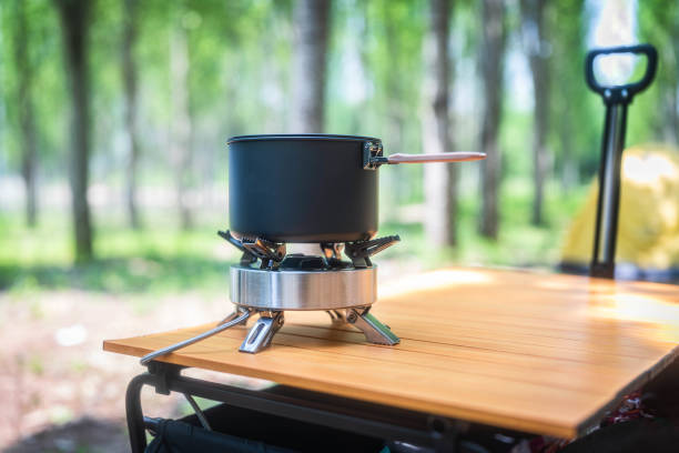 istock small camping gas stove and small pot 1404359887
