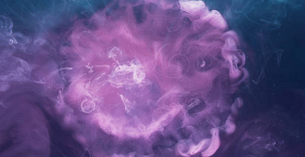 steam flow mysterious haze blur white pink smog