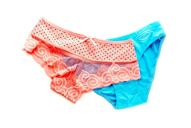 istock Female panties on a white background 1404373876