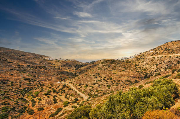 istock Landscape in Sikinos island Greece 1404377111