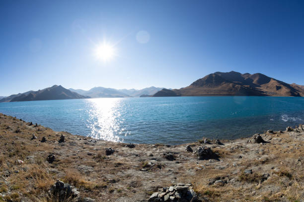 istock Yamdrok lake in tibet china 1404378773