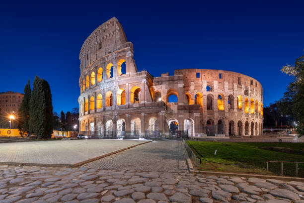 istock Rome, Italy at the Ancient Colosseum Amphitheater 1404400983