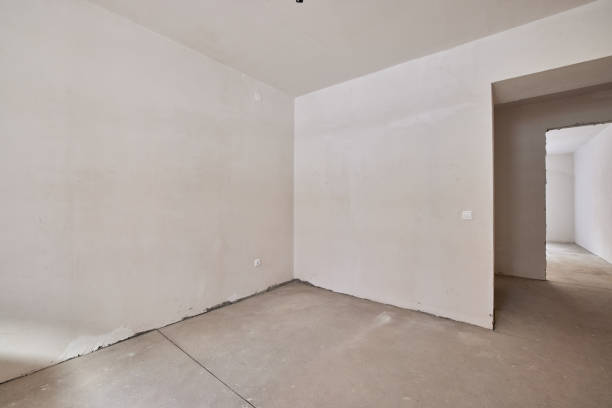 istock Rough finish in new apartment 1404403696