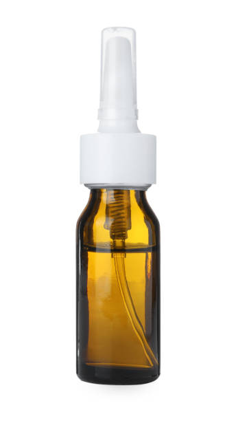 istock Bottle of nasal spray isolated on white 1404413931