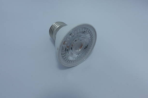 istock isolated on white of Light Emitting Diode or LED bulb. Used to save electricity. 1404414303