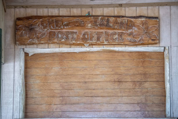 istock post office in Aitutaki cook islands one island polynesia 1404415168