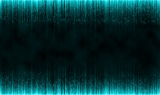 Digital sound wave on black background. High quality photo