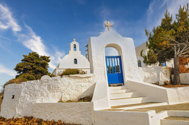 istock Taxiarches monastery in Serifos island 1404417669