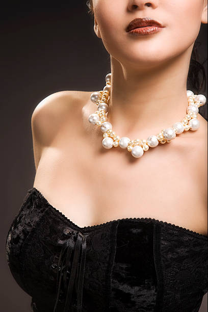 istock Beauty whit pearls 140441887