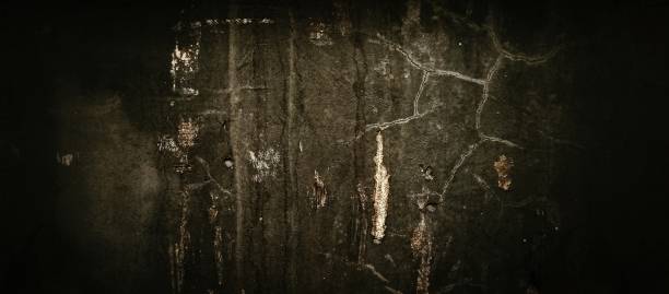 istock scary dark cement texture for background,old concrete wall full of scratches 1404420211