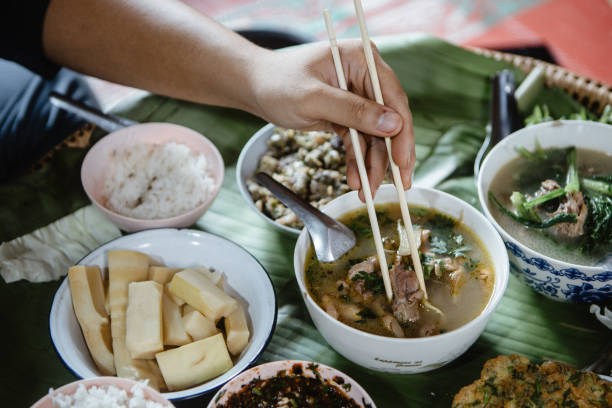 Organic tribal food of northern Thailand. Organic tribal food of northern Thailand. miao minority stock pictures, royalty-free photos & images