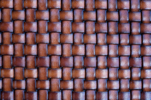 background pattern of a leather basket