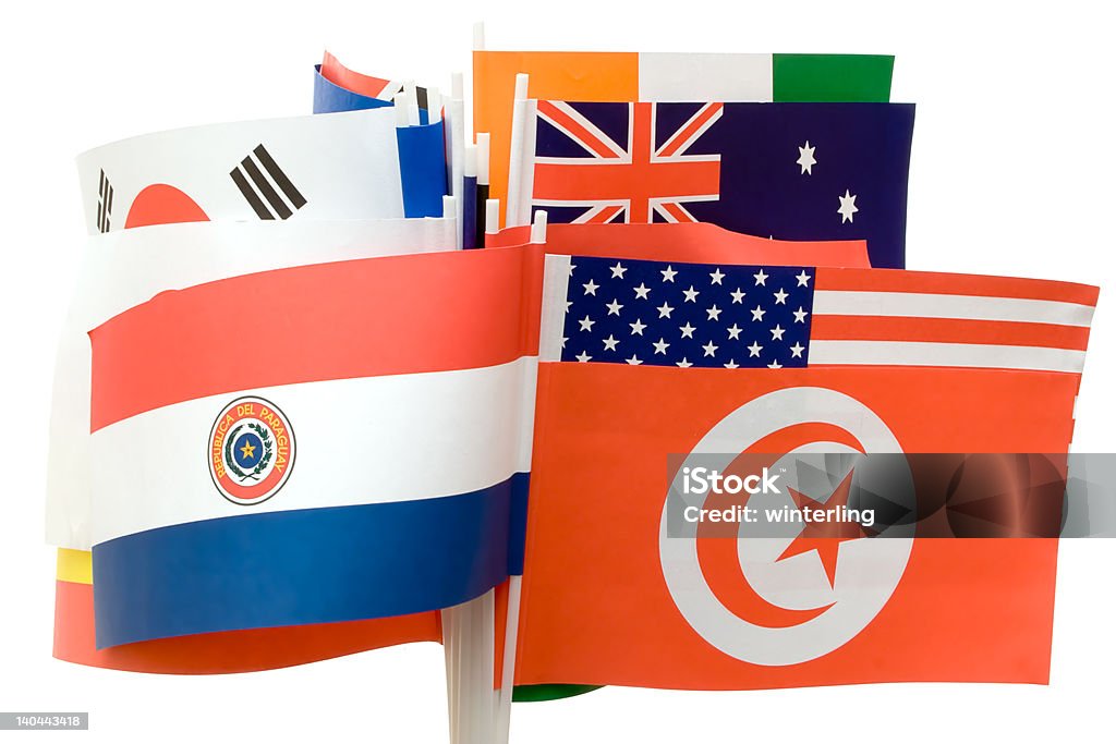 Varios Flags - Foto de stock de Arreglo libre de derechos