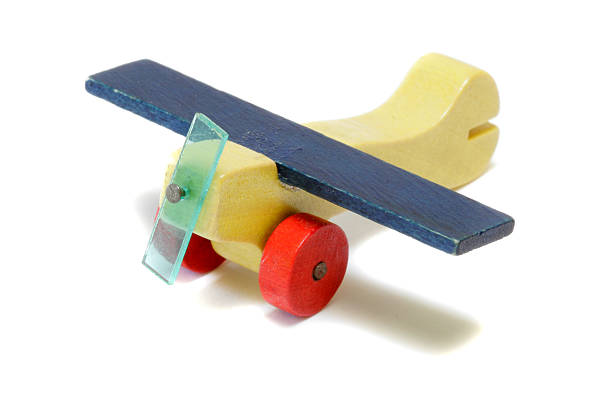 istock Miniature wood airplane 140443606
