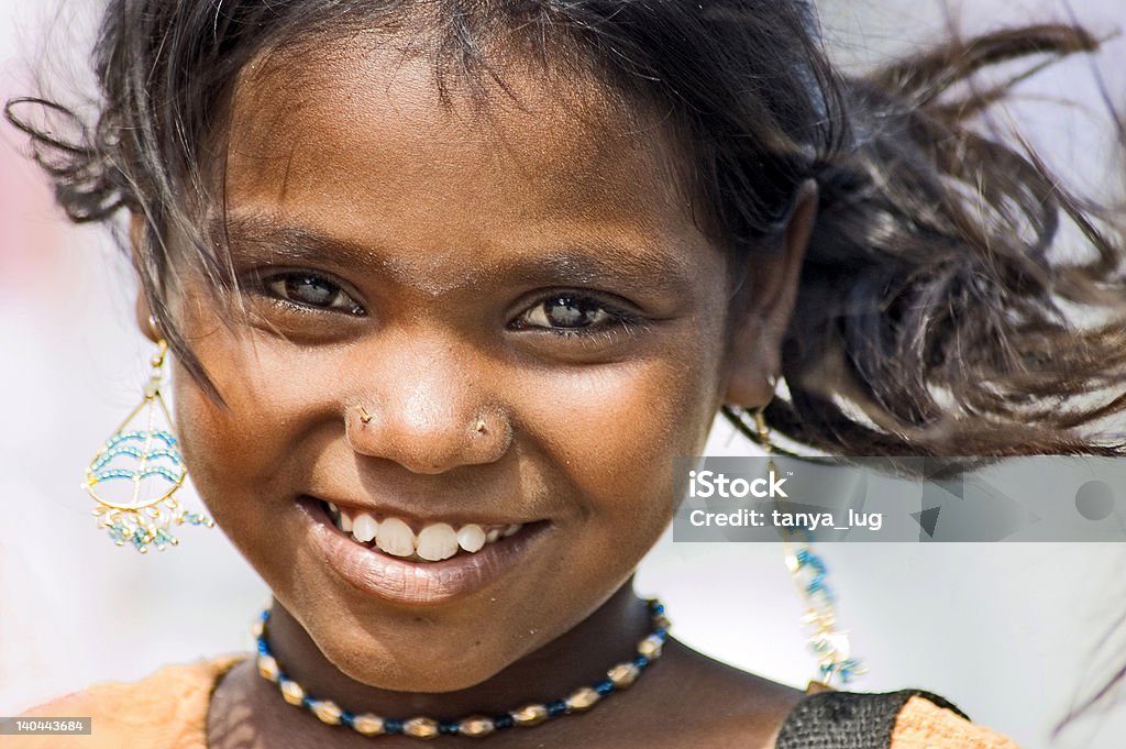 Mädchen mit Ohrringe - Lizenzfrei 8-9 Jahre Stock-Foto
