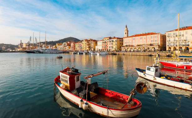 istock Ancient Port Imperia Oneglia in Liguria, Italy 1404438130
