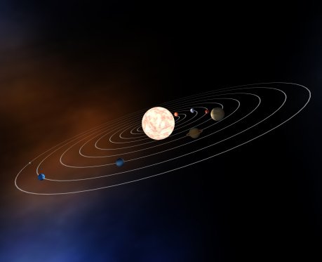A 3D Rendering of our Solar-System