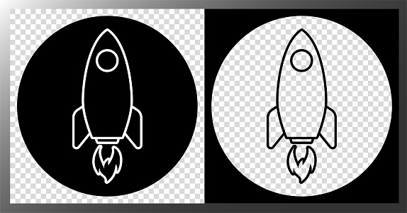 Rocket icon. Vector illustration in HD very easy to make edits.