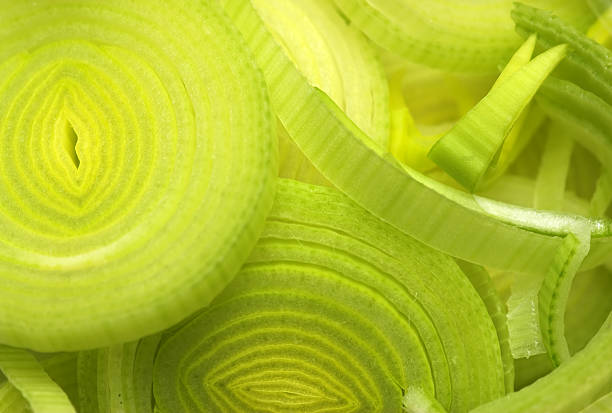 Leeks stock photo