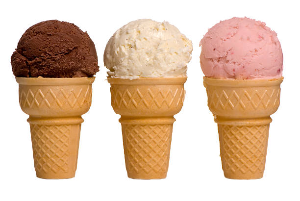 Ice Cream Flavors stock photo