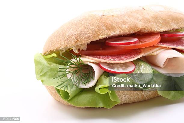 Foto de Sandwich Sanduíche e mais fotos de stock de Alface - Alface, Alimentação Saudável, Almoço