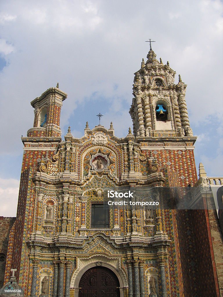 Huejotzingo Convent, Acatepec, Mexico Huejotzingo Convent - Acatepec - Mexico. Bizarre Stock Photo