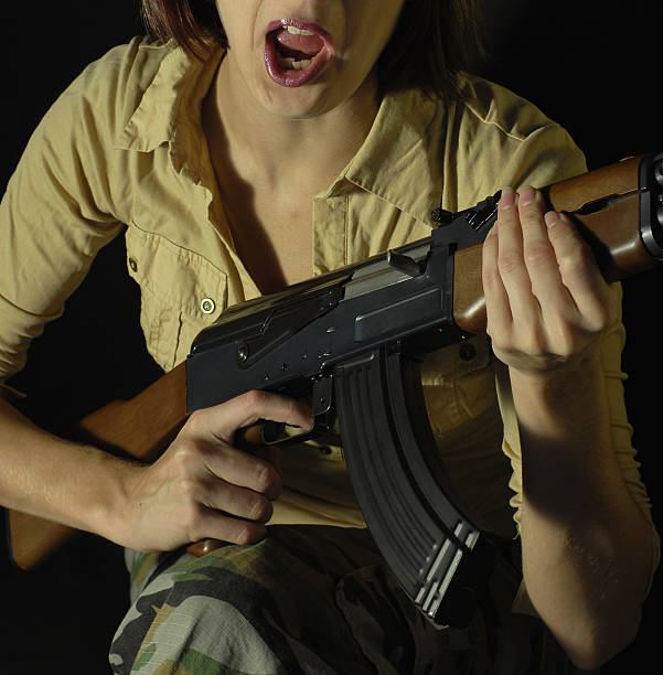 istock Military woman 5 140445215
