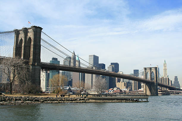 istock Brooklyn Bridge and Manhattan skyline, New York City 140445313
