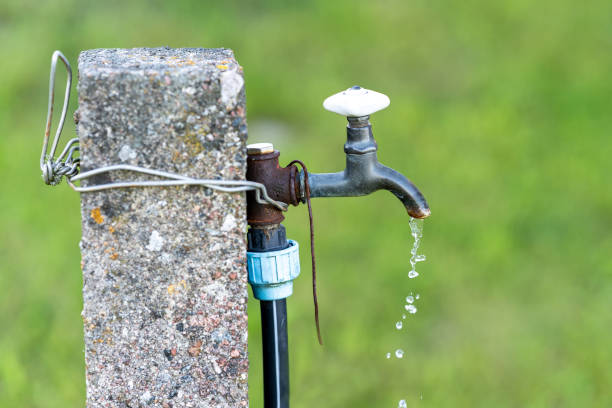 istock A old rusty water tap in garden. 1404454182