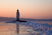 Tokarev lighthouse at East Bosfor strait