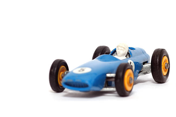 istock Old toy B.R.M. Race car 140445515