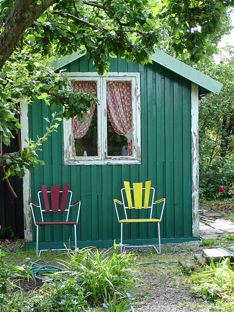 istock Garden house with chairs 140445533