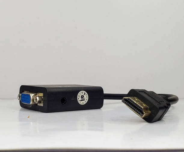 istock HDMI to VGA conveting cable isolated in white background 1404458989