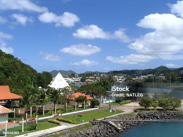 Foto de Ilha De St Lucia e mais fotos de stock de Andar de Chalana - Andar de Chalana, Antena - Equipamento de telecomunicações, Azul