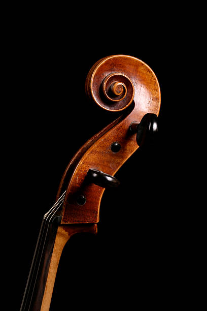 istock A scroll on the end of a cello  140447139