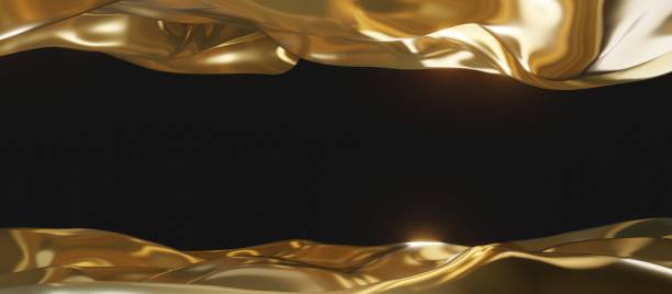 istock golden wave texture shiny sheet shiny surface luxury background 3D illustration 1404471719