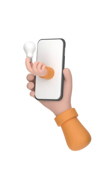 istock business, technology, startup, idea and people concept. hand holding smartphone with light bulb icon 1404473194