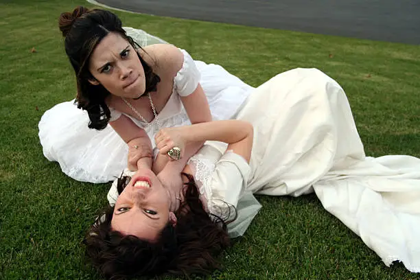 Photo of Two Brides fighting