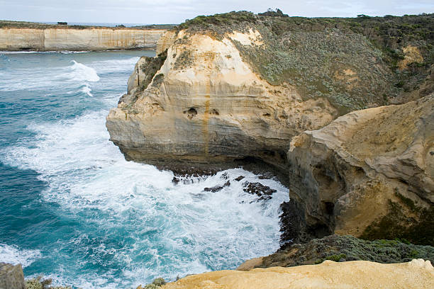 cliff face stock photo