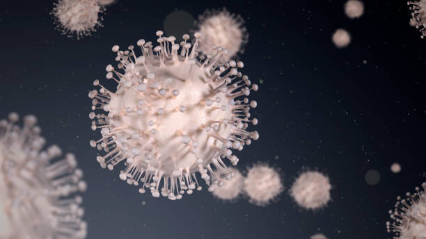 istock Virus cells. Coronavirus Covid-19 outbreak 1404474508