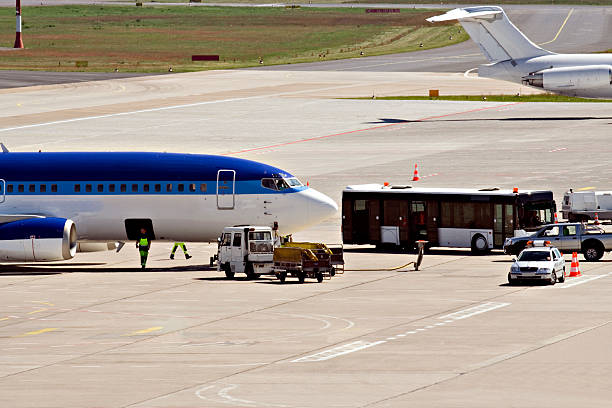 VIP-shuttle-service, airport tegel 2 stock photo