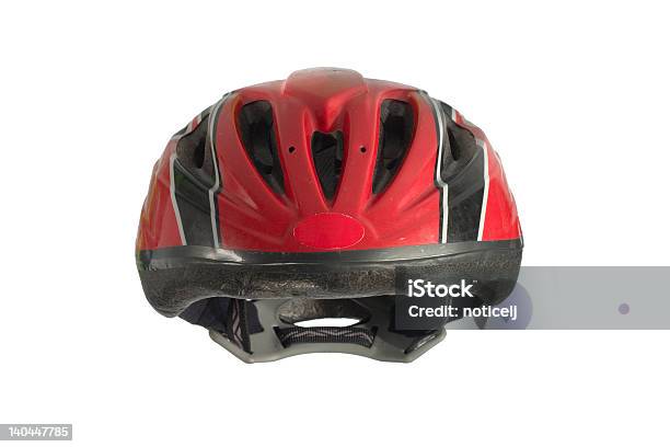 Photo libre de droit de Casque De Vélo Pour Enfants Avec Un Tracé De Détourage banque d'images et plus d'images libres de droit de Accident et désastre