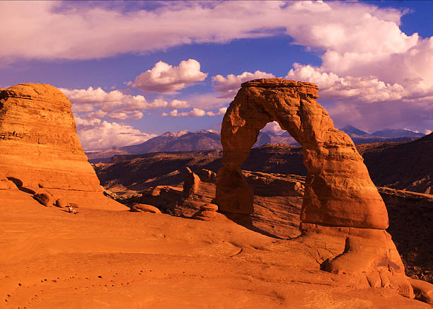 Delicate Arch- Arches National Park stock photo