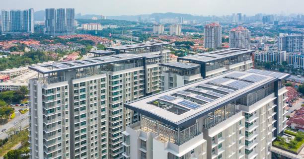 istock Solar equipment on top of building 1404479561