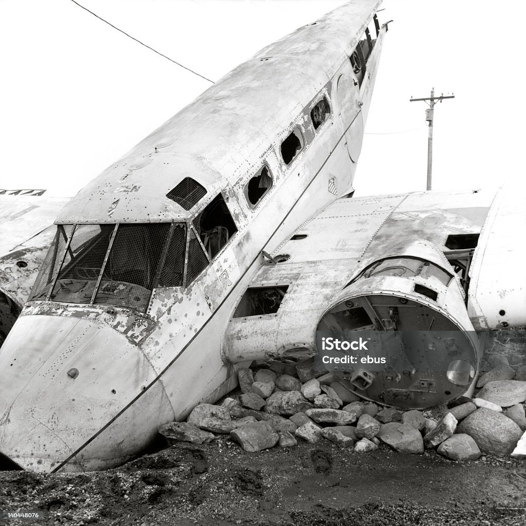 Vintage-Flugzeug - Lizenzfrei Abwesenheit Stock-Foto